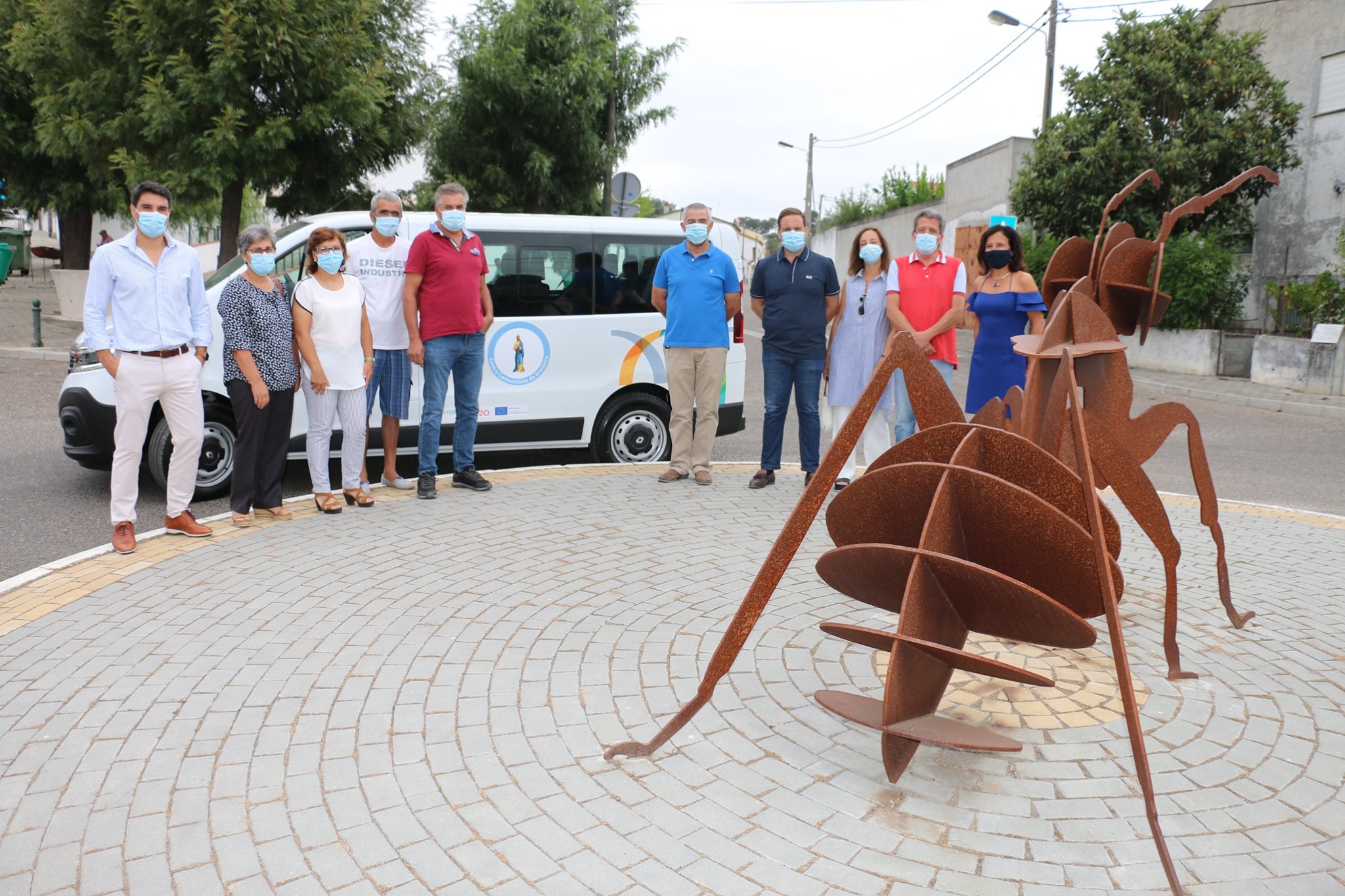 Município entregou nova viatura ao Centro Comunitário de Ervideira