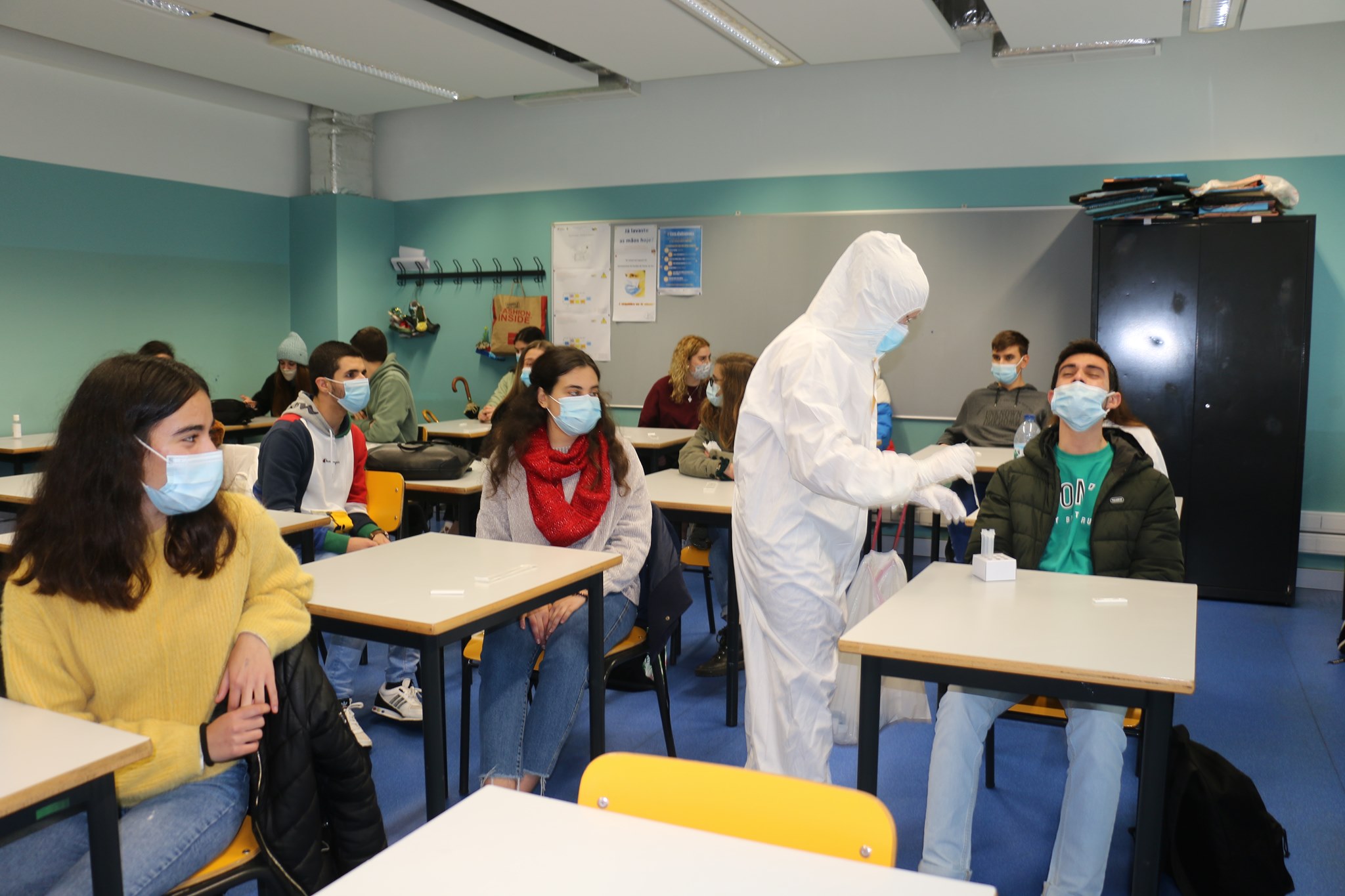 Testagem à Covid-19 na Escola Secundária de Ponte de Sor