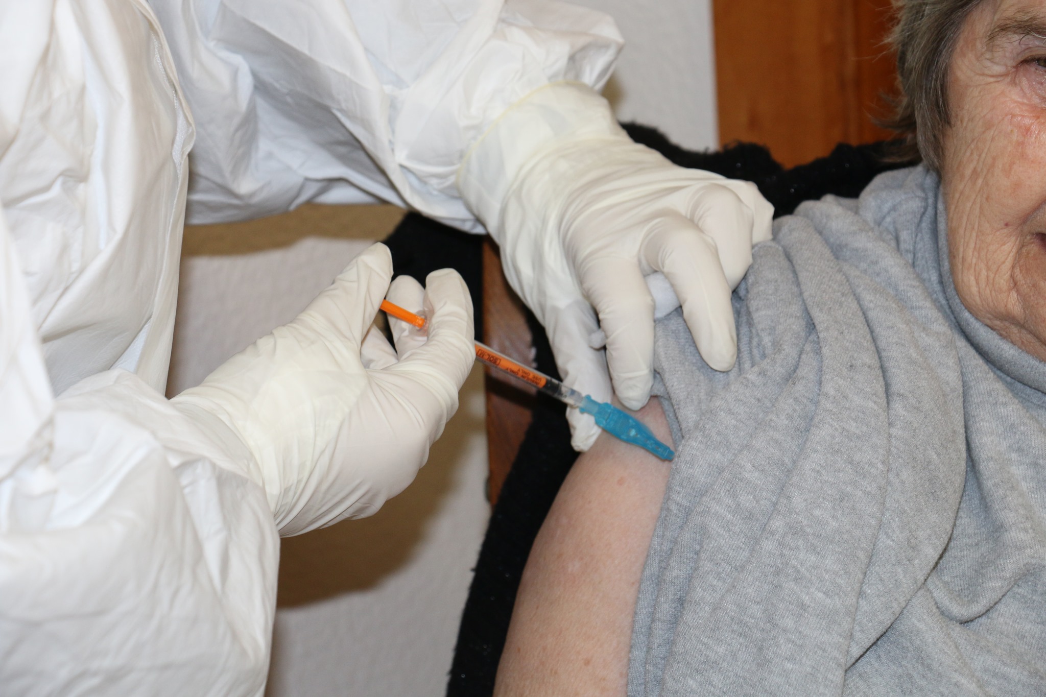 Início da vacinação à covid-19 em Ponte de Sor