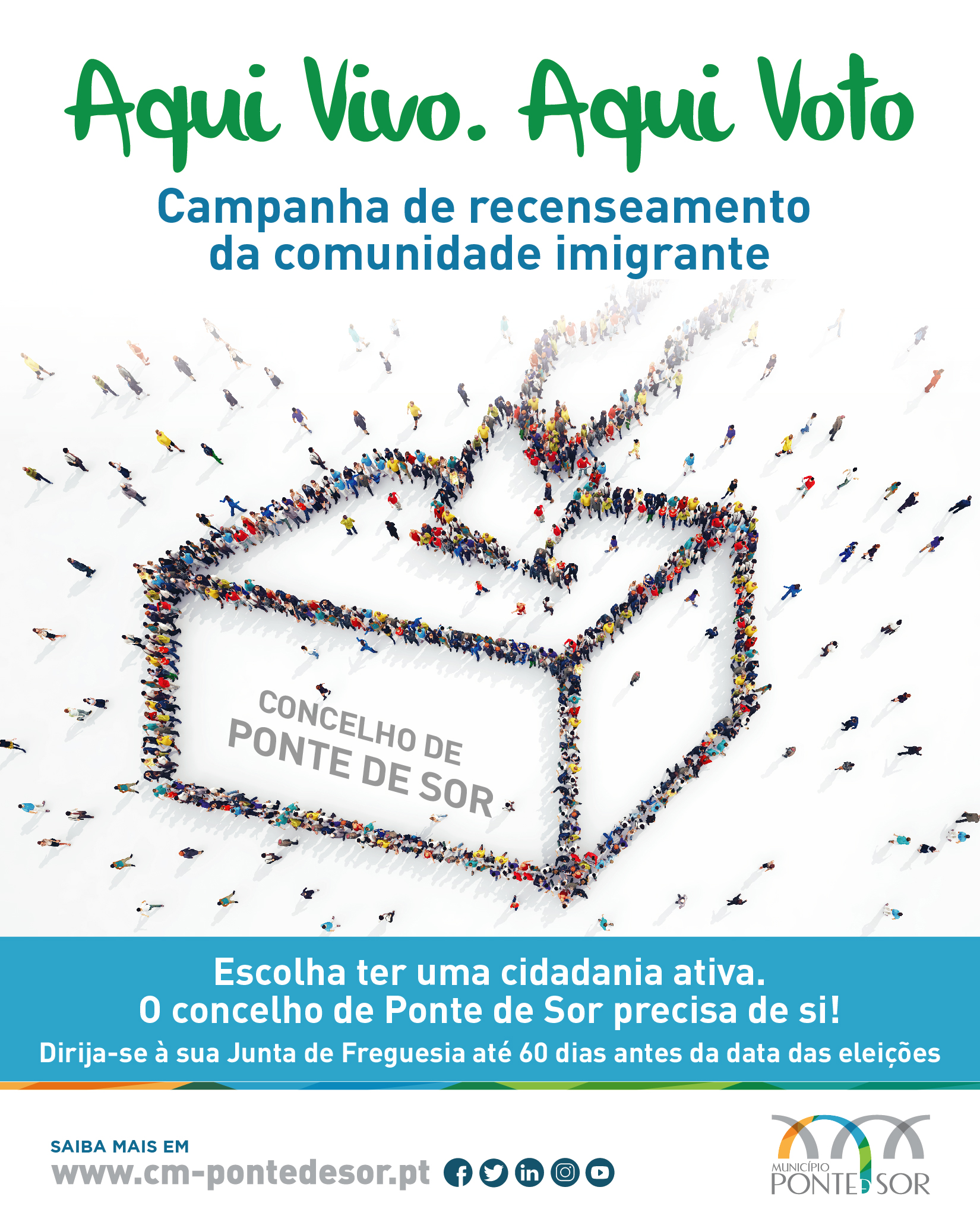 “Aqui Vivo. Aqui Voto” – Campanha de recenseamento da comunidade imigrante