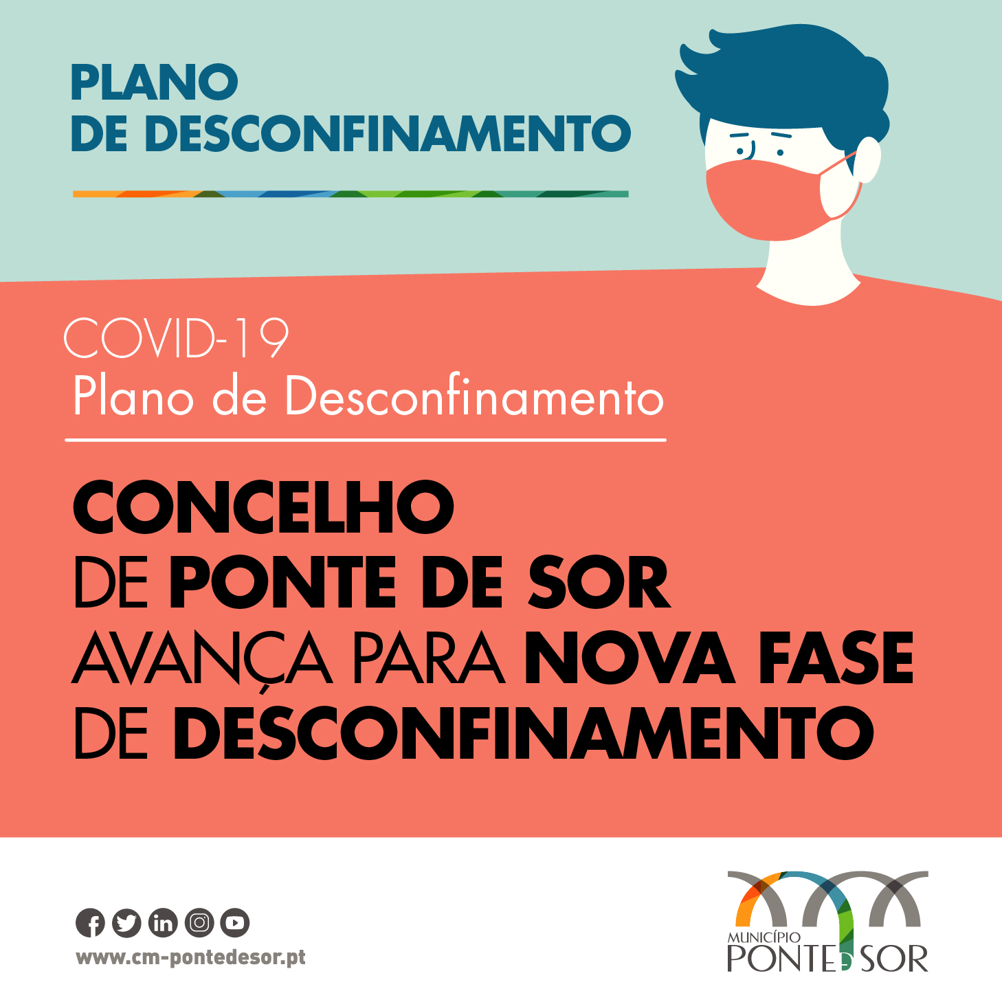 3ª Fase do Plano de Desconfinamento inicia-se amanhã!