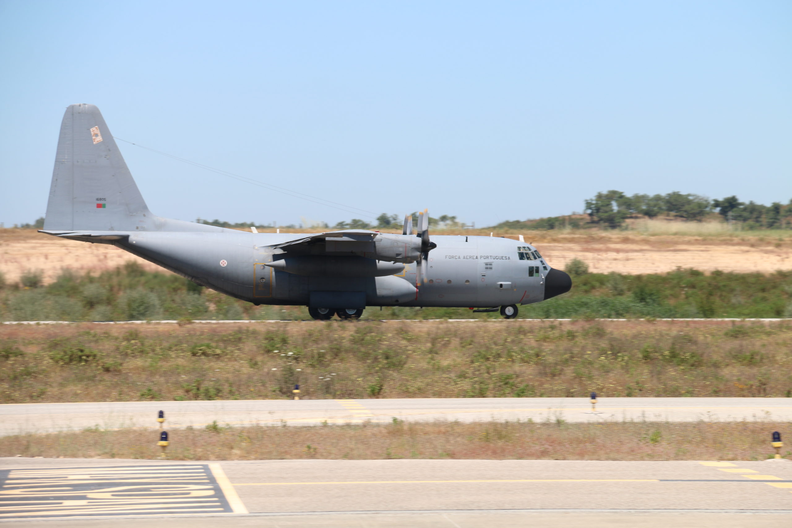 C130 nos céus de Ponte de Sor