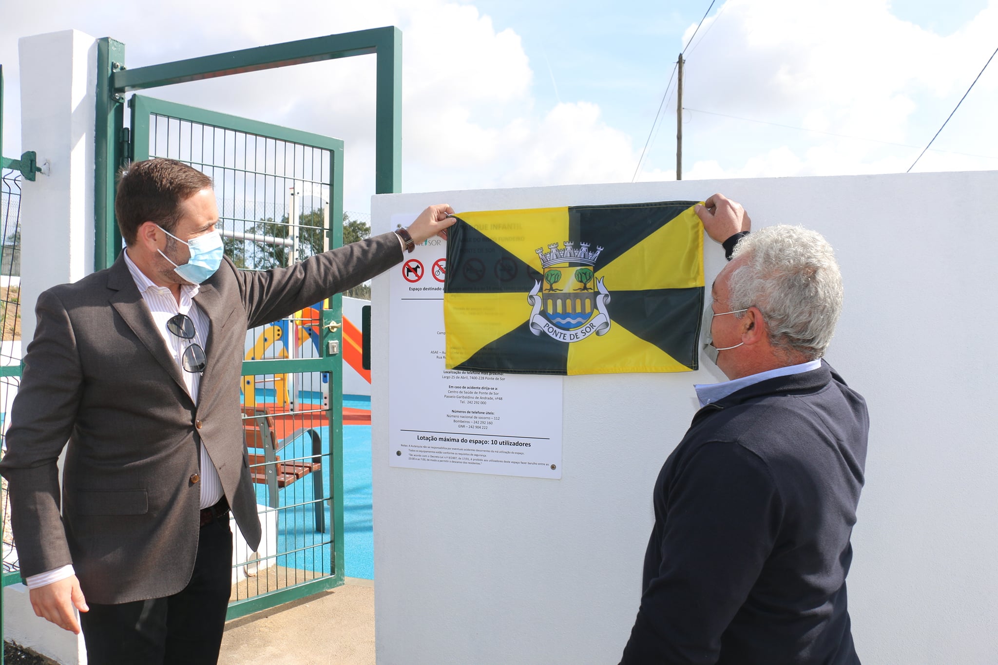 Inaugurado Parque Infantil em Vale de Bispo Fundeiro