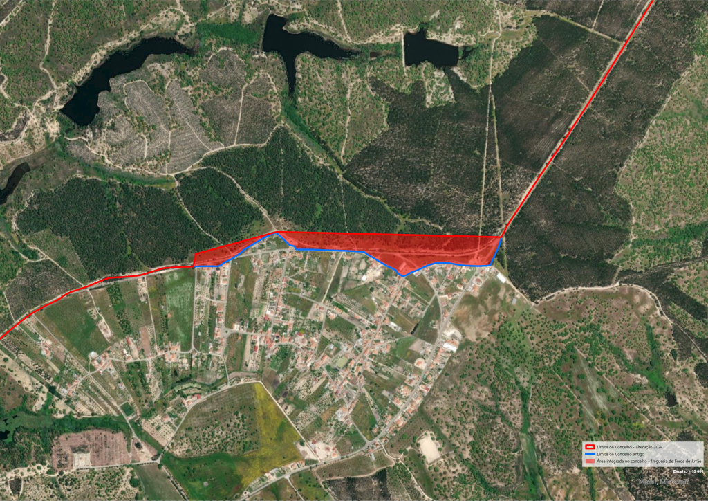 Freguesia de Foros de Arrão Aumenta o Território