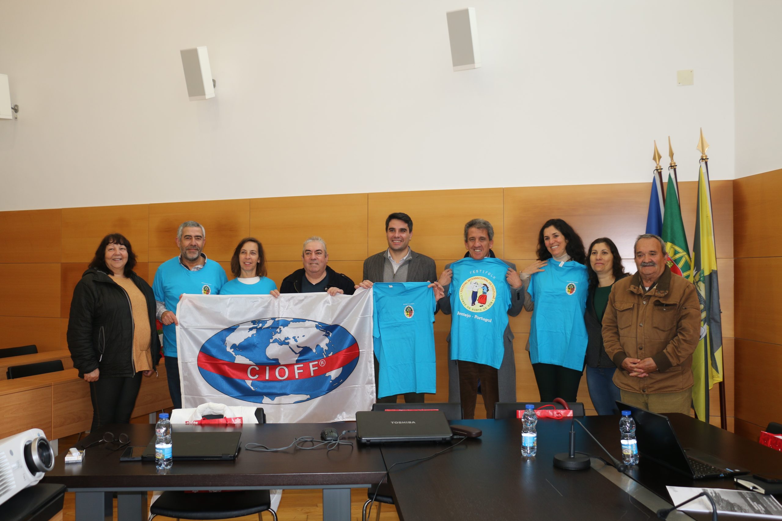 Executivo presenteado pelo Rancho Folclórico