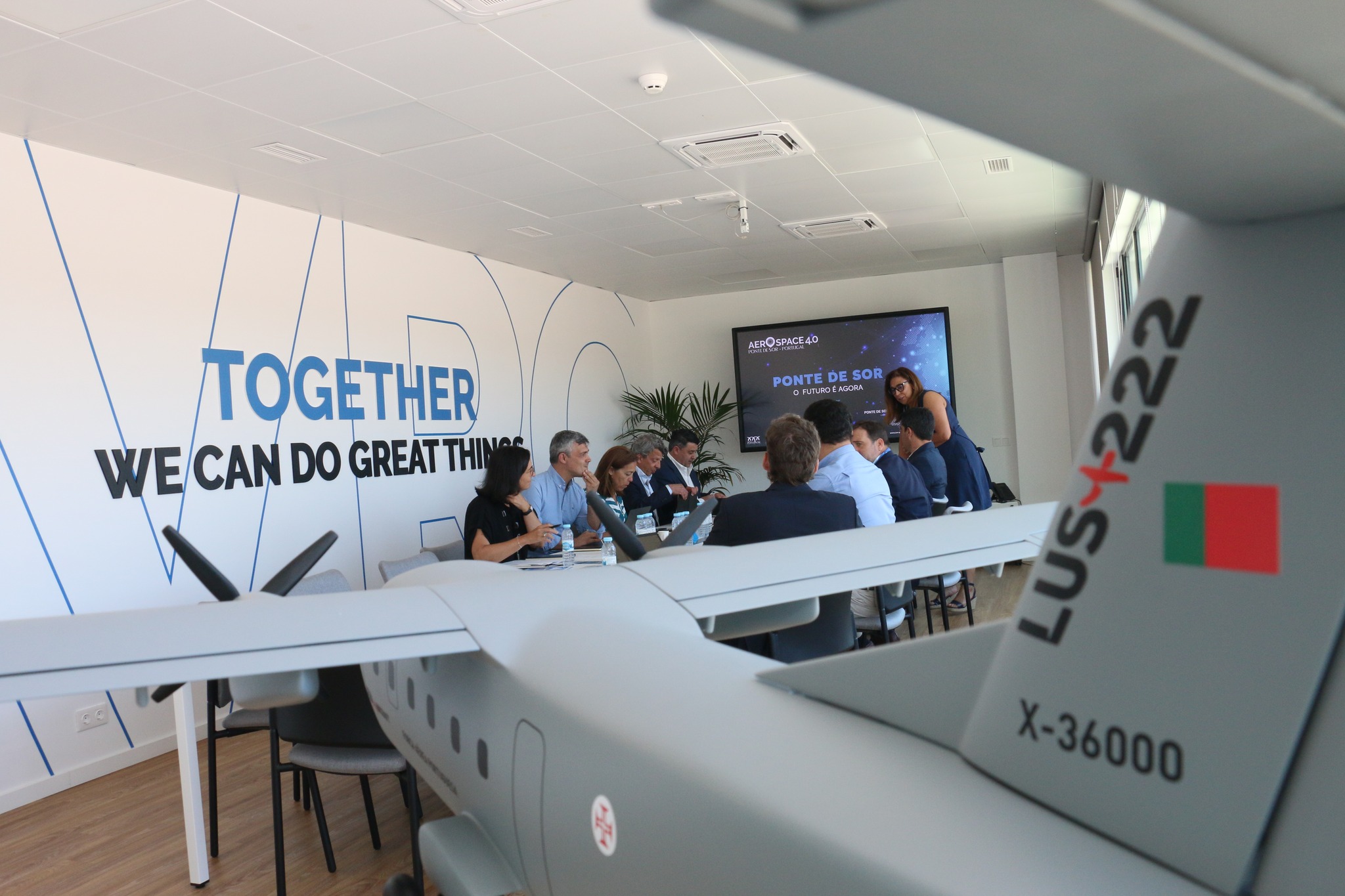 Visita Institucional Reforça Impacto do Cluster Aeronáutico